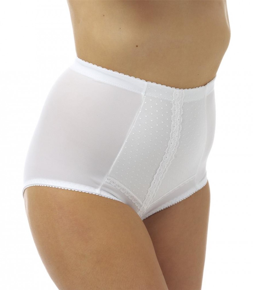 Ladies Firm control mesh panel brief MAK12