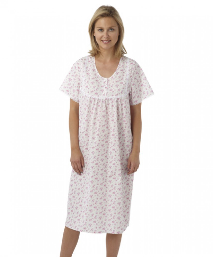 Large size round neck nightdress MN195