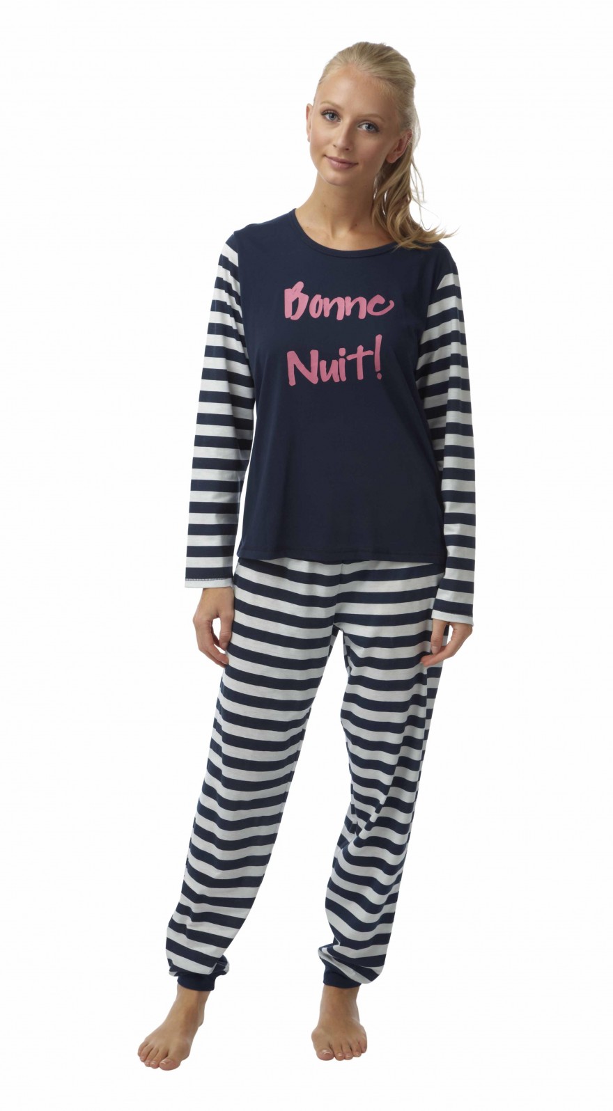 Ladies Striped pyjama In06447