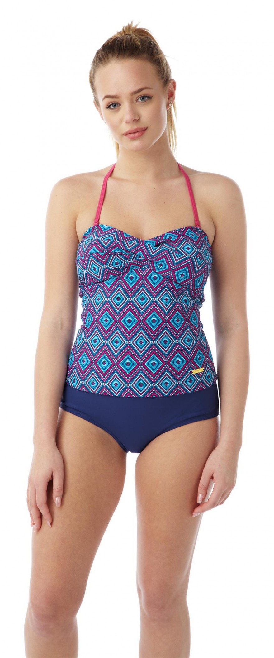 Ladies aztec tankini set Oy07802