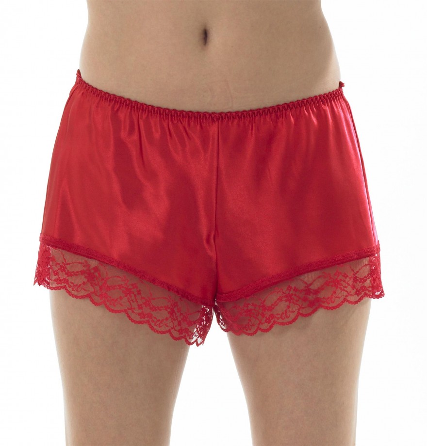 Ladies satin lace french knicker Ma08012