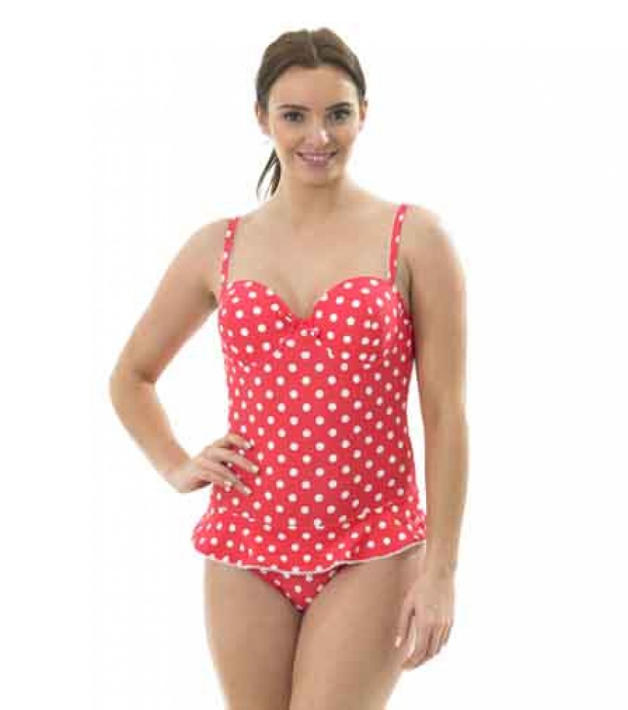 ladies underwired candy spot swimsuit Ho02734