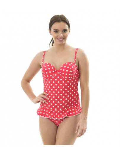 ladies underwired candy spot swimsuit Ho02734