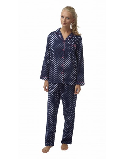Ladies Spot wincey Pyjama In05301