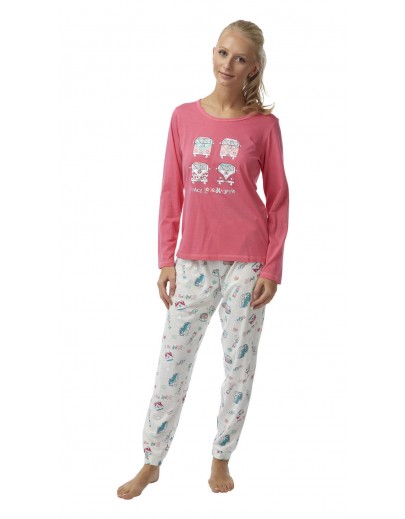 ladies knitted campa van pyjama In05307