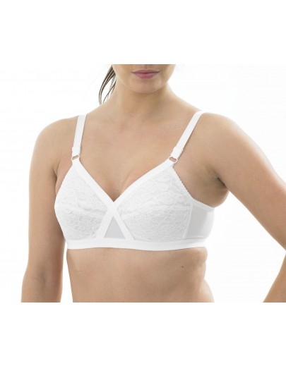 Ladies soft cup cross front bra Ma07891