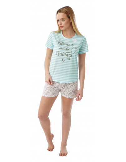 Ladies champange short pyjama In07660