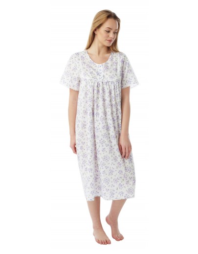 Floral Round Neck Nightdress ( MN11) Ma26503