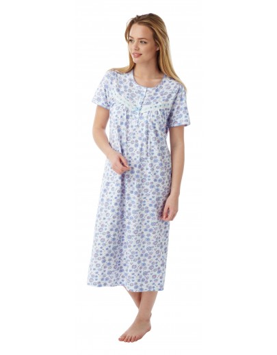 Ladies 100% cotton Dandelion nightdress Ma07662