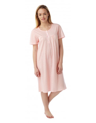 Ladies knitted spot nightdress Ma09358